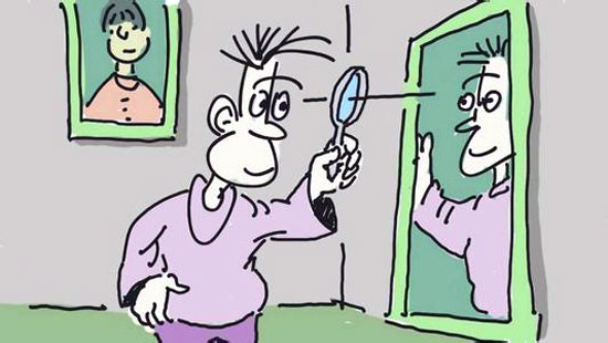 凡事从自己身上找原因,不断反省自己