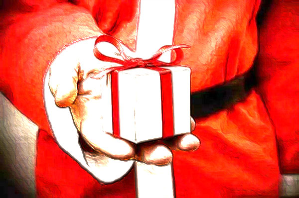 送快递的圣诞老人