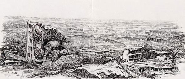 突如其来的地震配图