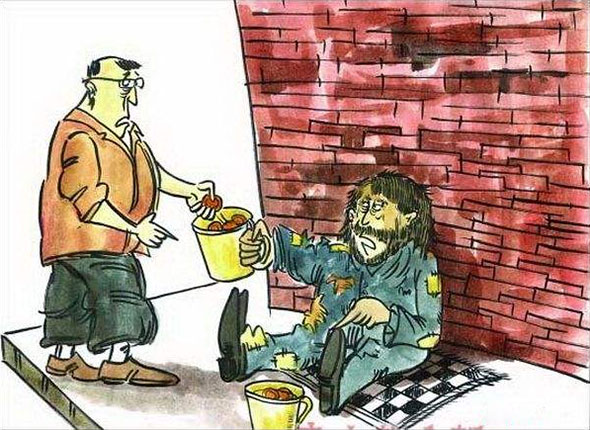 不存在的乞讨位-民间故事