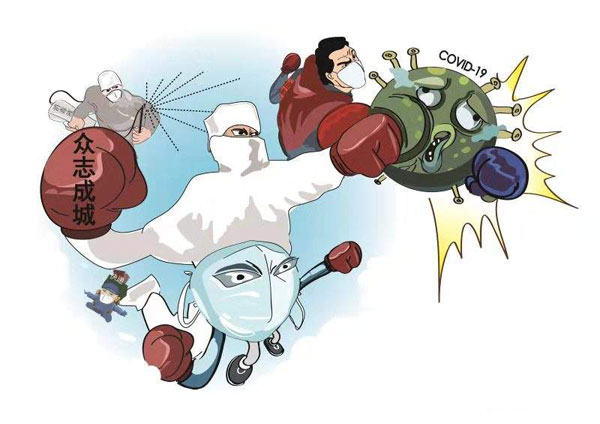 抗疫故事之春天的祝福