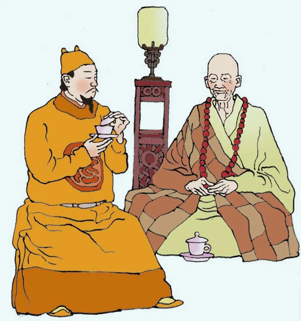三茶寺里品三茶